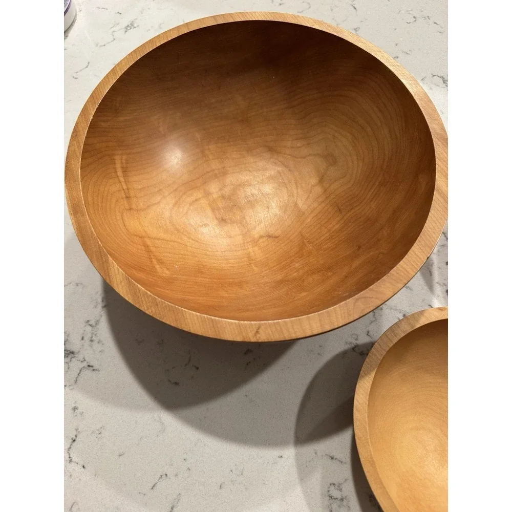 Baribocraft Canada Wooden Salad Bowl Set 10